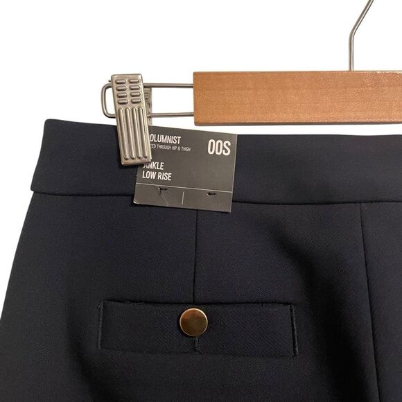 Express Columnist Ankle Low Rise Pants Navy Size 00S NWT - Picture 5 of 6